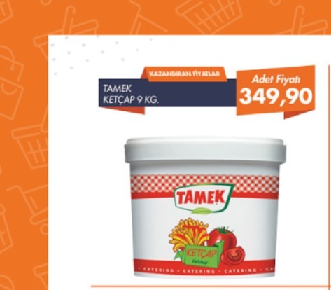 Tamek Ketçap 9 Kg