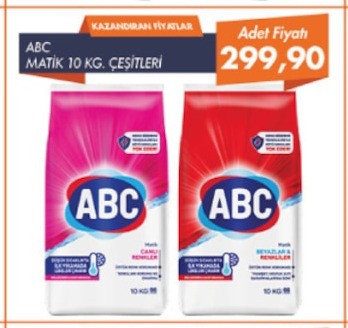 Abc Matik 10 Kg. Çeşitleri