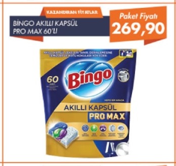 Bingo Akilli Kapsül Pro Max 60'Li