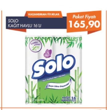 Solo Kağıt Havlu 16'Lı
