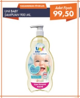 Uni Baby Şampuan 900 Ml