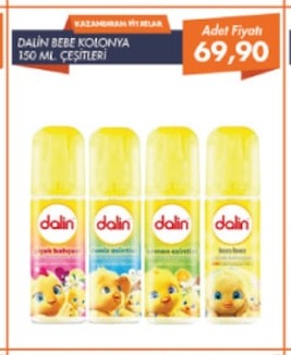 Dalin Bebe Kolonya 150 Ml Çeşitleri