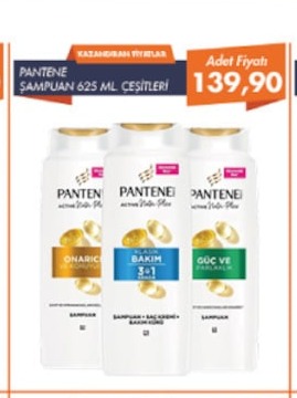 Pantene Şampuan 625 Ml Çeşitleri