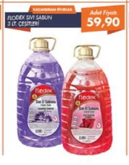 Flodex Sıvı Sabun 3 Lt Çeşitleri