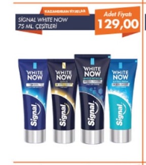 Signal White Now 75 Ml Diş Macunu Çeşitleri