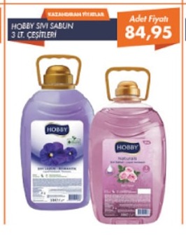 Hobby Sıvı Sabun 3 Lt Çeşitleri