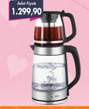 Sinbo Otomatik Çay Makinesi Seti