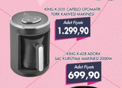 King K-3101 Cafielo Otomatik Türk Kahvesi Makinesi