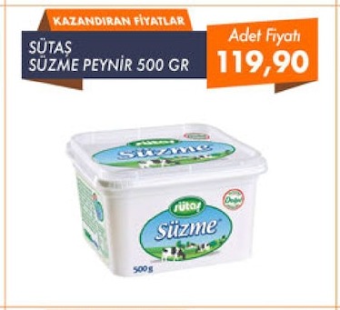 Sütaç Süzme Peynir 500 Gr