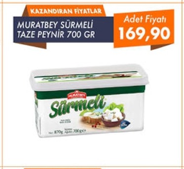 Muratbey Sürmeli Taze Peynir 700 Gr