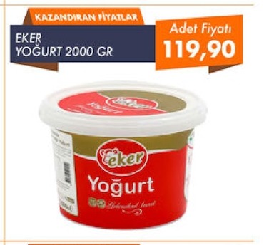Eker Yoğurt 2000 Gr