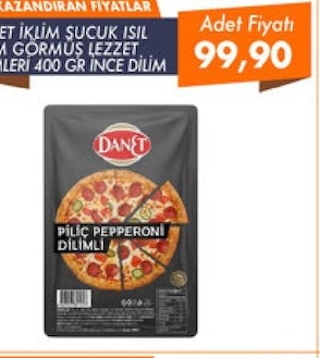 Danet Piliç Pepperoni Dilimli 400G