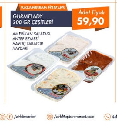 Gurmelady Salatasi 200 Gr Çeşitleri