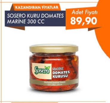 Sosero Kuru Domates Marine 300 Cc