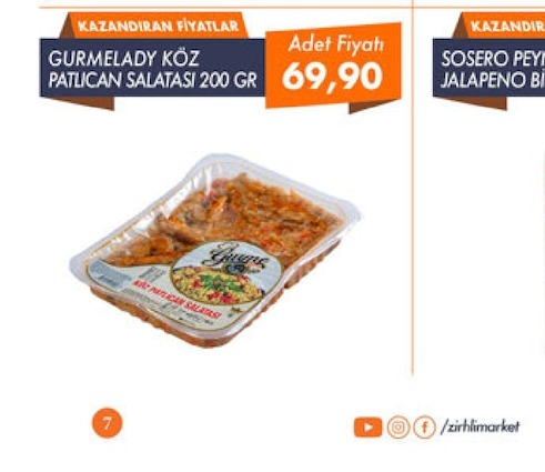 Gurmelady Köz Patlıcan Salatası 200 Gr