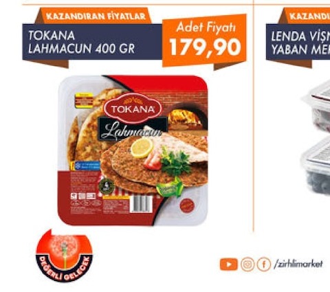 Tokana Lahmacun 400 Gr