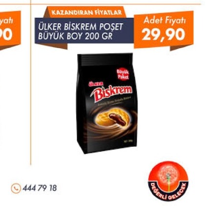 Ülker Biskrem Büyük Boy 200 Gr