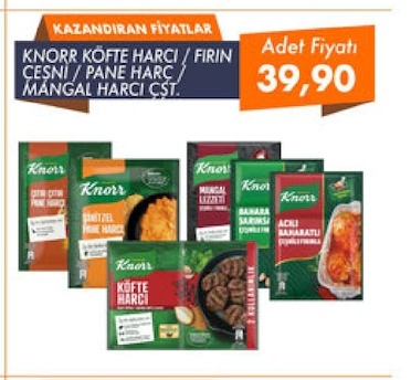 Knorr Köfte Harci / Firin Cesni / Pane Harci / Mangal Harci Çst.