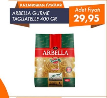 Arbella Gurme Tagliatelle 400G