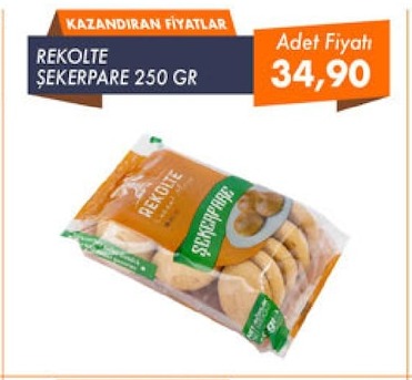 Rekolte Şekerpare 250 Gr