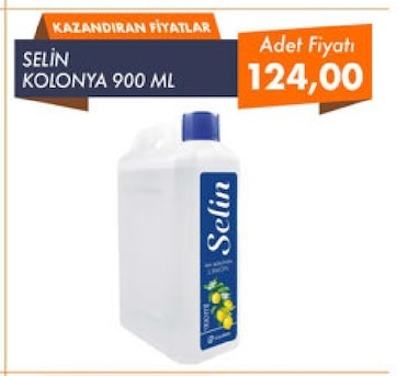 Selin Kolonya 900 Ml