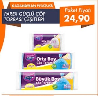 Parex Güçlü Çöp Torbası Çeşitleri