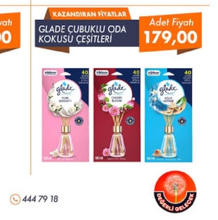 Glade Çubuklu Oda Kokusu Çeşitleri
