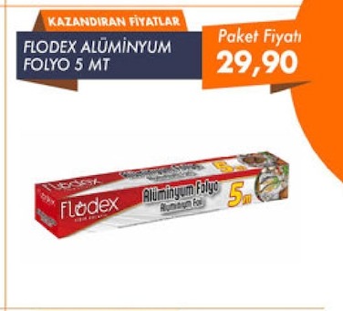 Flodex Alüminyum Folyo 5 Mt