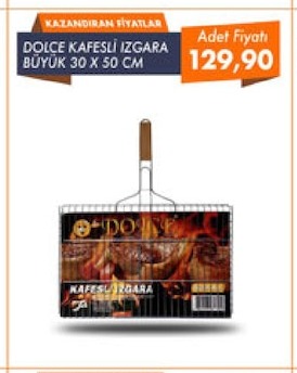 Dolce Kafesli Izgara Büyük 30 X 50 Cm