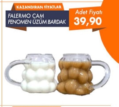 Falermo Cam Fenomen Üzüm Bardak