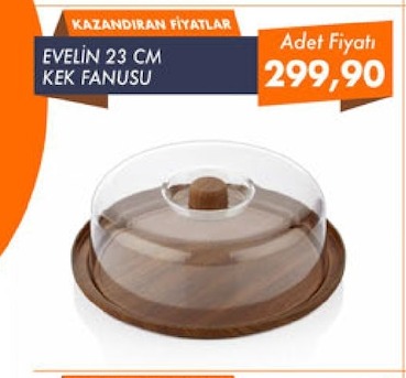 Evelin 23 Cm Kek Fanusu