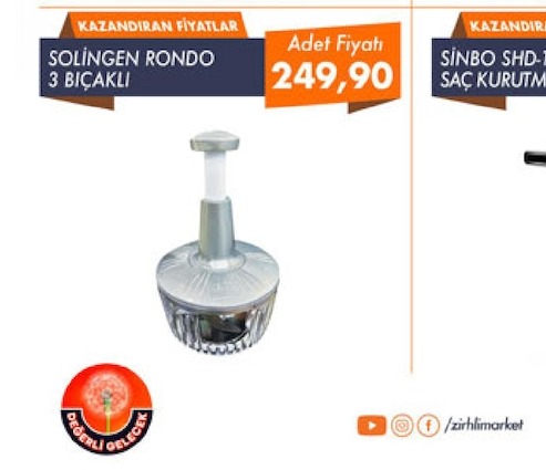 Solingen Rondo 3 Bıçaklı