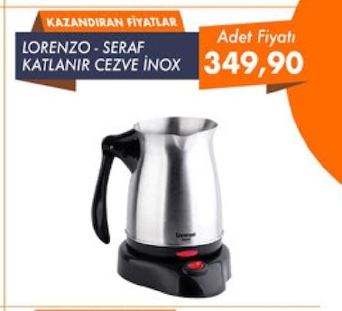 Lorenzo Seraf Katlanır Cezve Inox