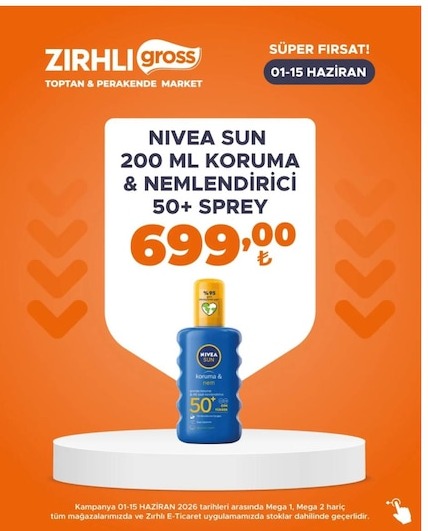 Nivea Sun 200 Ml Koruma & Nemlendirici 50+ Sprey