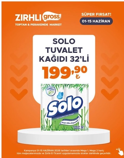 Solo Tuvalet Kağıdı 32'Li
