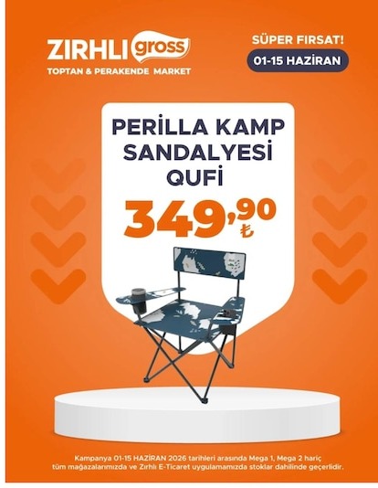 Perilla Kamp Sandalyesi Qufi