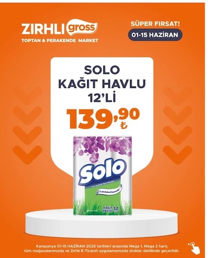 Solo Kağıt Havlu 12'Li