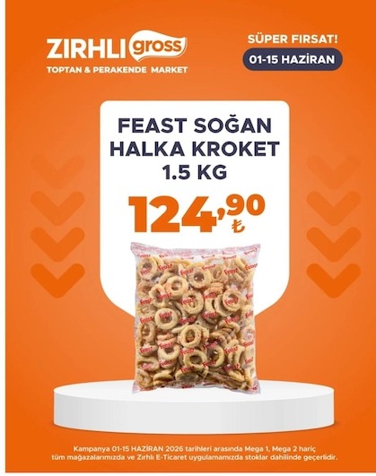 Feast Soğan Halka Kroket 1.5 Kg