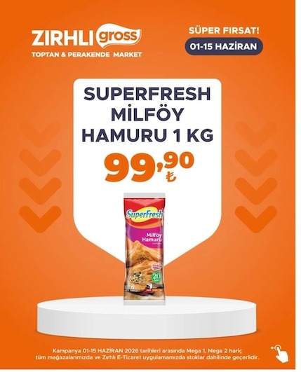 Superfresh Milfoy Hamuru 1 Kg