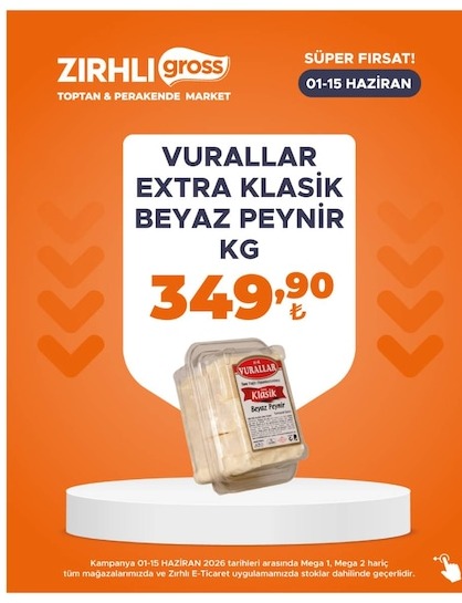 Vurallar Extra Klasik Beyaz Peynir Kg